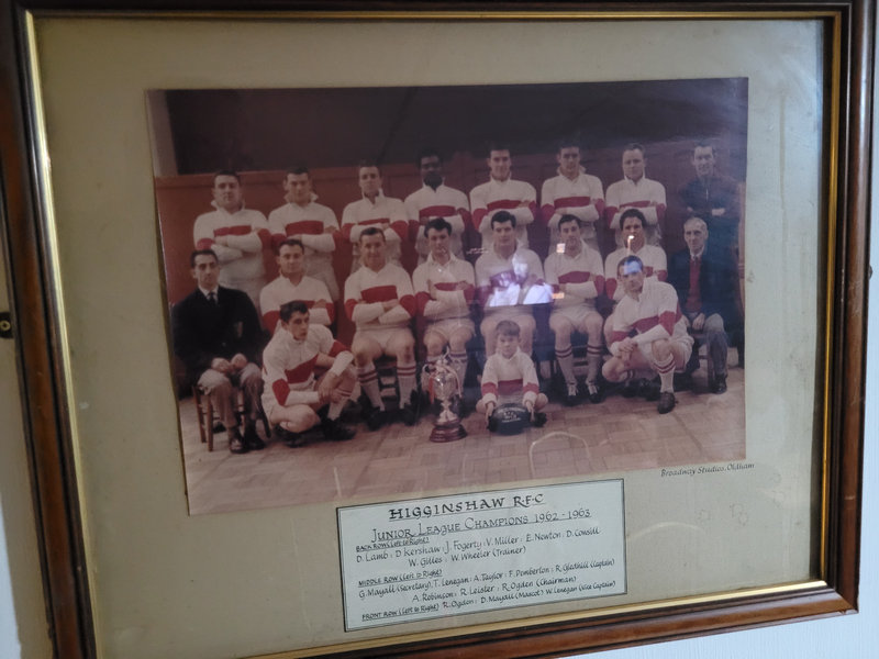 Higginshaw RFC, Junior League Champions 1962&ndash;63