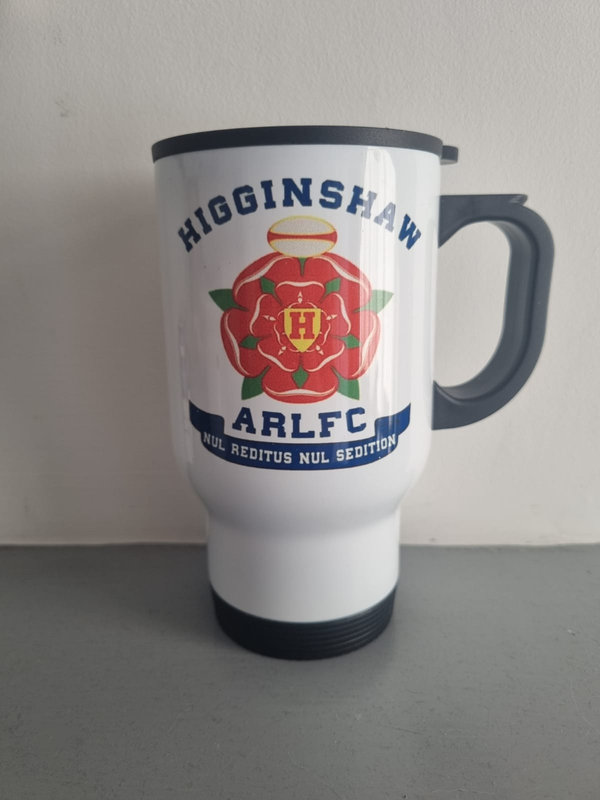 Higginshaw ARLFC travel mug